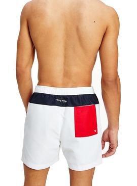 Bañador Tommy Hilfiger Medium Blanco Para Hombre