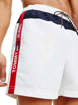 Bañador Tommy Hilfiger Medium Blanco Para Hombre