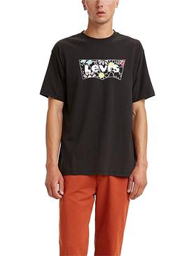 Camiseta Levis Vintage Fit Graphic Negro Hombre