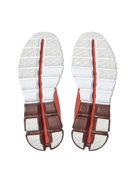 Zapatillas On Running CloudFlow Rust White Mujer