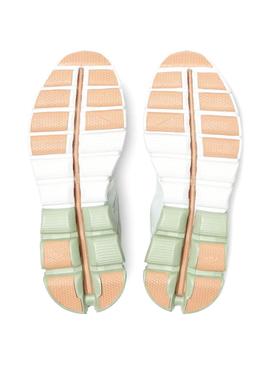 Zapatillas On Running CloudFlow Aloe White Mujer