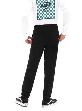 Pantalón Vans Easy Logo Negro Para Niño