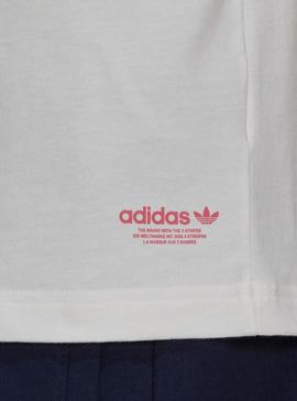 Camiseta Adidas 5 Dino Blanco Para Hombre 