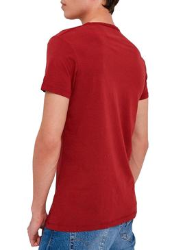 Camiseta Pepe Jeans Original Basic 3 Rojo Hombre