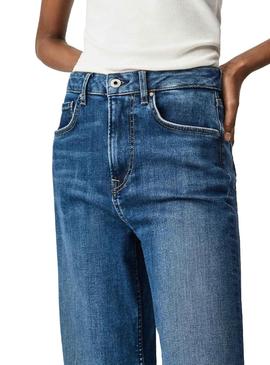 Pantalón Vaquero Pepe Jeans Lexa Azul Para Mujer