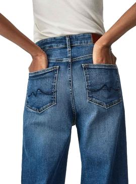 Pantalón Vaquero Pepe Jeans Lexa Azul Para Mujer