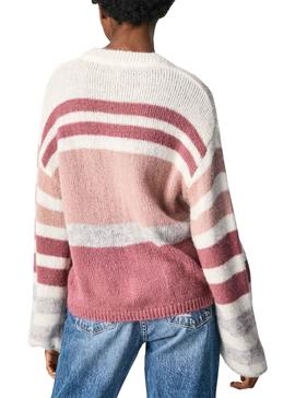 Jersey Pepe Jeans Mimie Blanco Para Mujer