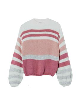 Jersey Pepe Jeans Mimie Blanco Para Mujer
