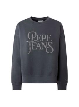 Sudadera Pepe Jeans Evita Gris Para Mujer