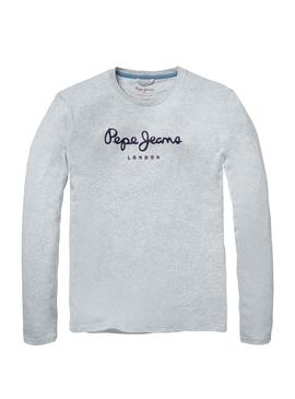 Camiseta Pepe Jeans Eggo Long Gris Para Hombre