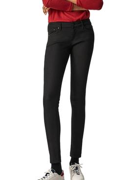 Pantalón Pepe Jeans Pixie Negro Para Mujer