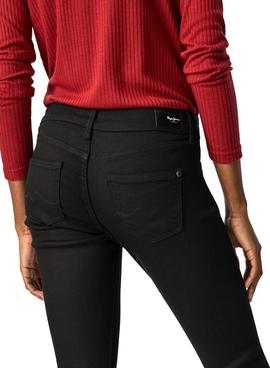 Pantalón Pepe Jeans Pixie Negro Para Mujer