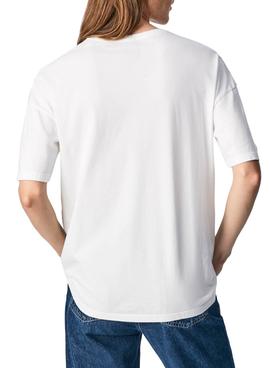 Camiseta Pepe Jeans Dharma Blanco para Mujer