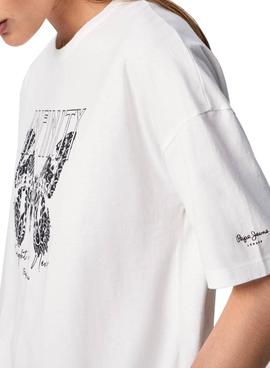 Camiseta Pepe Jeans Dharma Blanco para Mujer