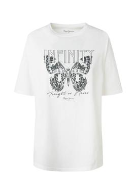 Camiseta Pepe Jeans Dharma Blanco para Mujer