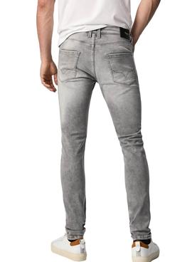 Pantalón Vaquero Pepe Jeans Finsbury Gris Hombre