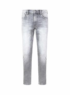 Pantalón Vaquero Pepe Jeans Finsbury Gris Hombre