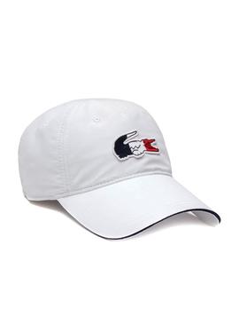 Gorro Lacoste Logo Oversize Blanco para Hombre