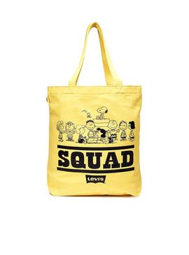 Bolsa Levis Peanuts Amarillo Para Mujer y Hombre