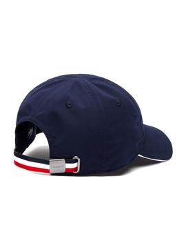 Gorra Lacoste Logo Overside Azul Marino Hombre