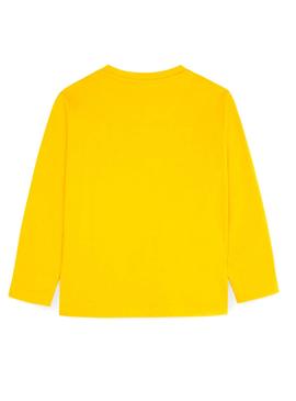 Camiseta Mayoral Skater Miel Amarillo Para Niño