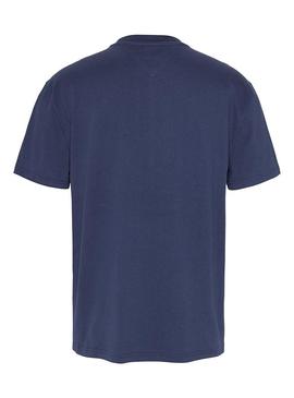Camiseta Tommy Jeans Vertical Marino Hombre