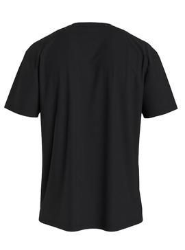Camiseta Tommy Jeans Linear Written Negro Hombre