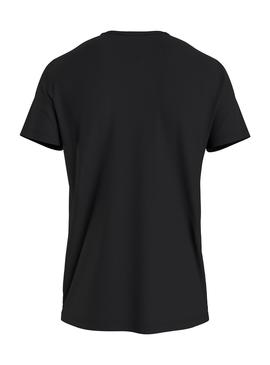 Camiseta Tommy Jeans Hand Written Negro Hombre