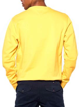 Sudadera Tommy Jeans Essential Amarillo Hombre