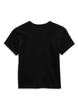 Camiseta Vans Leopard Print Negro Para Niña