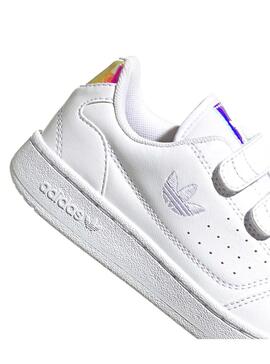 Zapatillas Adidas NY 90 Blanco Para Niño y Niña