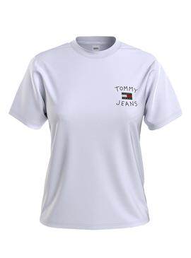 Camiseta Tommy Jeans Relaxed Homespun Blanco 