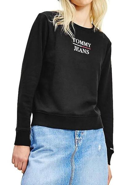 Tommy Jeans Tjw Slim Terry Logo Sweatshirt Sudadera para Mujer