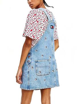 Peto Tommy Jeans Class Dungaree Denim Mujer
