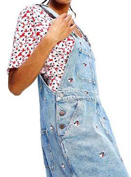 Peto Tommy Jeans Class Dungaree Denim Mujer