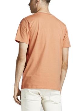 Camiseta Jack and Jones Sokkulent Coral Hombre