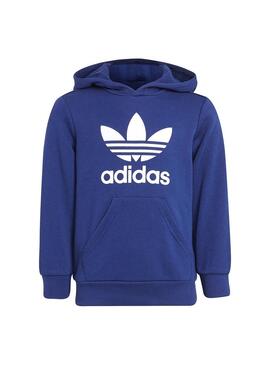 Chándal Adidas Hoodie Adicolor Azul Para Niños