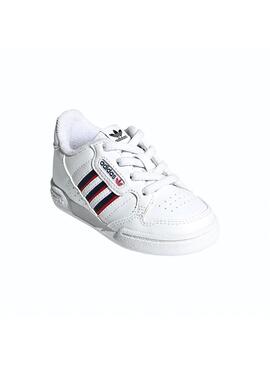 Zapatillas Adidas Continental 80 Blanco Para Niños