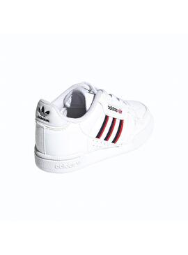 Zapatillas Adidas Continental 80 Blanco Para Niños