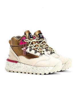 Botines Tommy Jeans Metallic Para Mujer