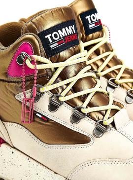 Botines Tommy Jeans Metallic Para Mujer