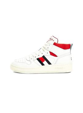 Zapatilas Tommy Jeans Basket Mid Cut Para Mujer