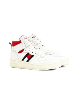 Zapatilas Tommy Jeans Basket Mid Cut Para Mujer