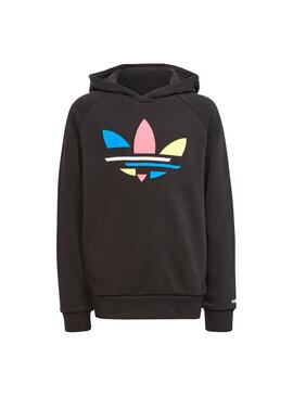 Sudadera Adidas Adicolor Negro Para Niña y Niño