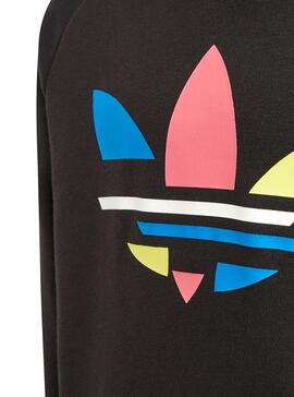 Sudadera Adidas Adicolor Negro Para Niña y Niño