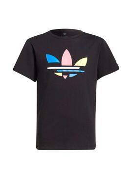 Camiseta Adidas Adicolor Negro Para Niña