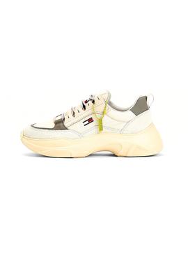 Zapatillas Tommy Jeans Deportivas Beige Para Mujer