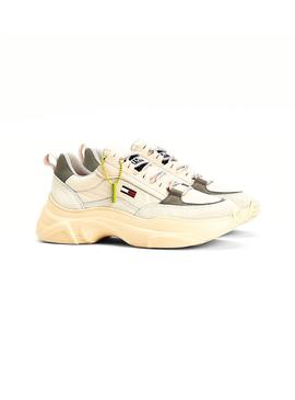 Zapatillas Tommy Jeans Deportivas Beige Para Mujer