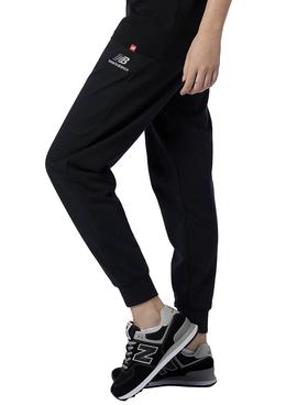 Pantalones New Balance Essentials Negro Hombre