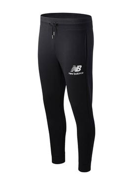 Pantalones New Balance Stack Logo Negro Hombre